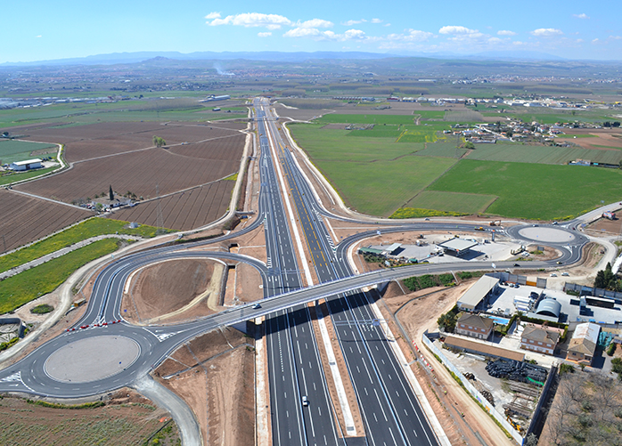 Autovía de Sierra Nevada A-44. Tramo Albolote-Santa Fe