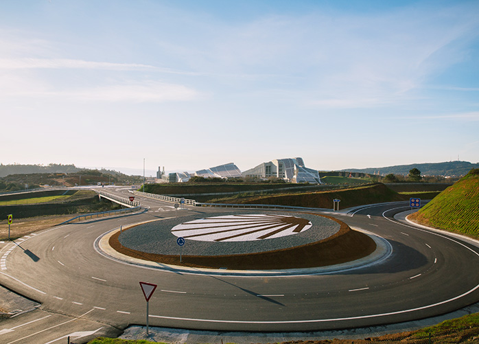 Autopista de l’Atlántico, AP-9. Enlace de conexión con el complejo Cidade da Cultura de Santiago de Compostela