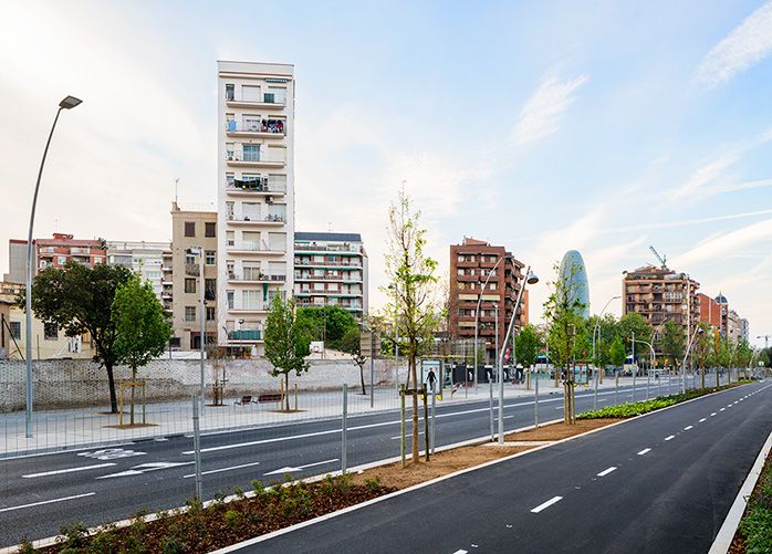 Avenida Meridiana, tramo Aragón-Mallorca
