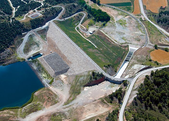 Presa de Regulación del río Jiloca, Teruel