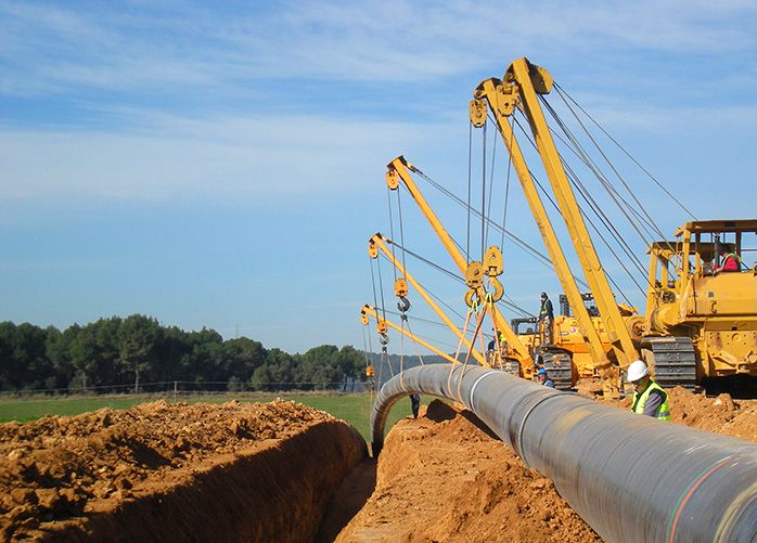 Construcción y montaje gasoducto tramo Sur