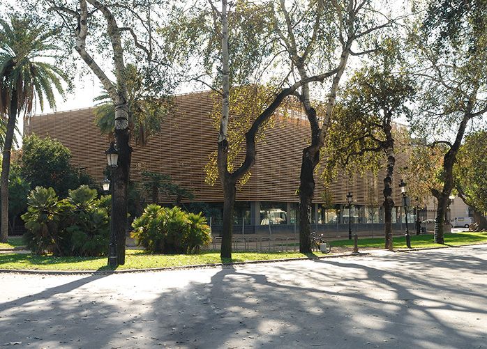 Complejo deportivo en casco antiguo, Parque de la Ciudadela