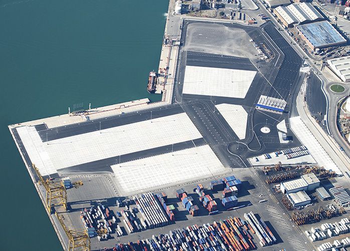 Terminal de Contenedores de TCB. Muelle Sur del puerto de Barcelona