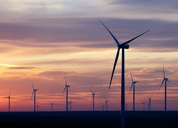 Construcción del parque eólico de Mihai Viteazu