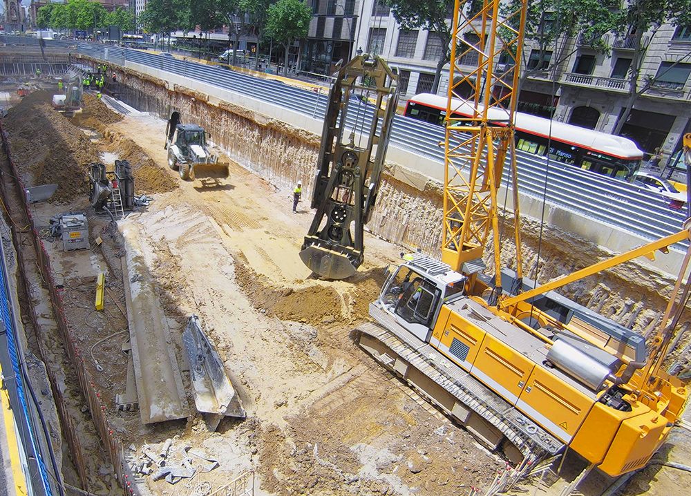Obras metro L8 de Barcelona