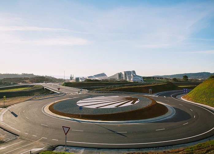 Autopista de l’Atlántico, AP-9. Enlace de conexión con el complejo Cidade da Cultura de Santiago de Compostela