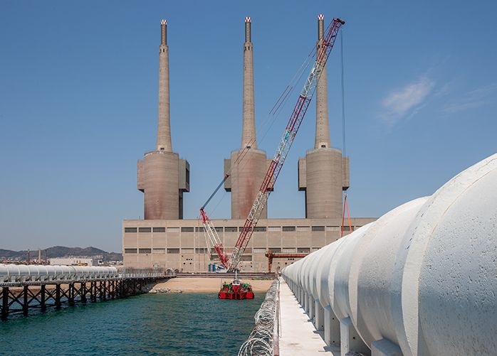 Desmantelamiento de la central térmica